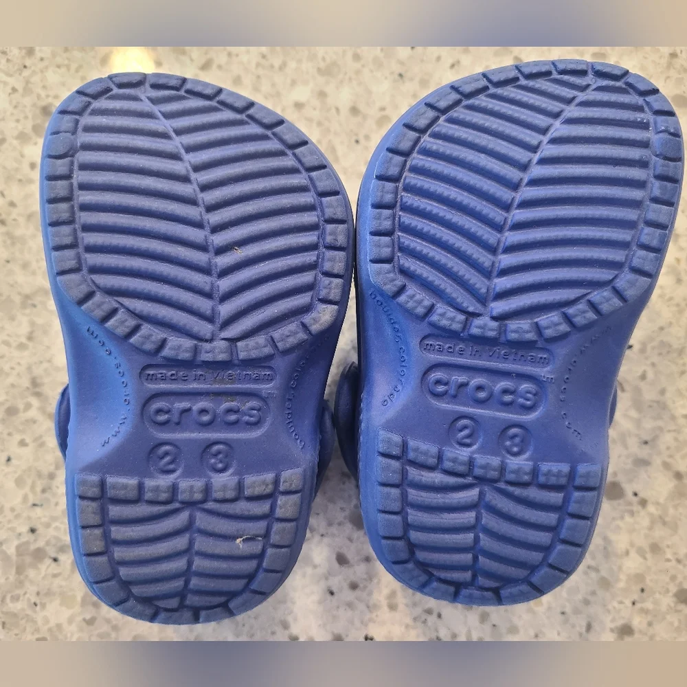 Crocs Blue Clog sz Infant C2/3